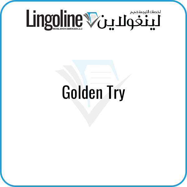 
      Driving License Golden Try - Lingoline Legal Translation
